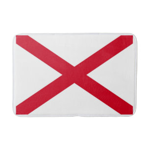 Alabama State Flag Design Badematte