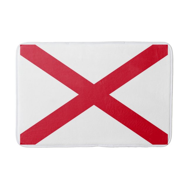 Alabama State Flag Design Badematte (Vorderseite)