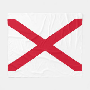 Alabama State Flag Design Fleecedecke