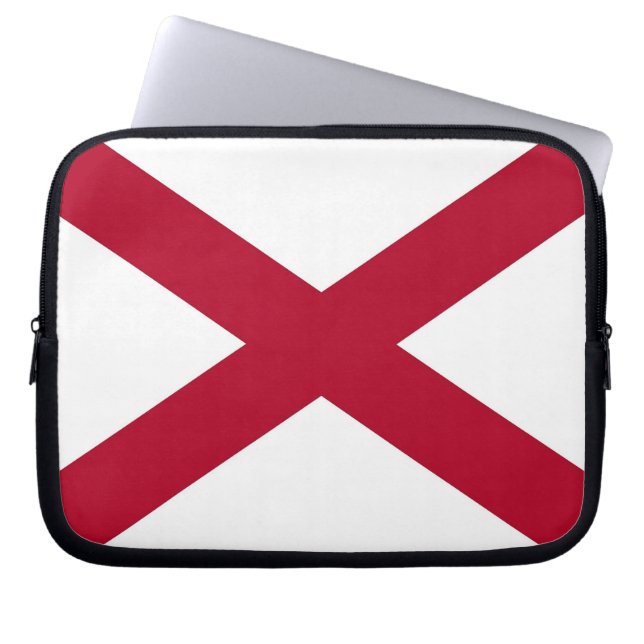 Alabama State Flag Laptop Sleeve (Vorderseite)