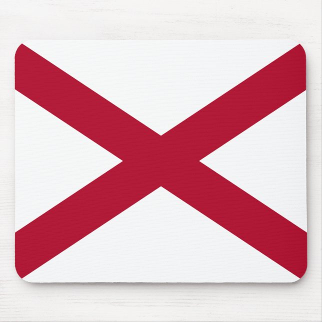 Alabama State Flag Mouse Pad Mousepad (Vorne)