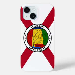 Alabama State Flag/Staat Siegel überlagert Case-Mate iPhone Hülle