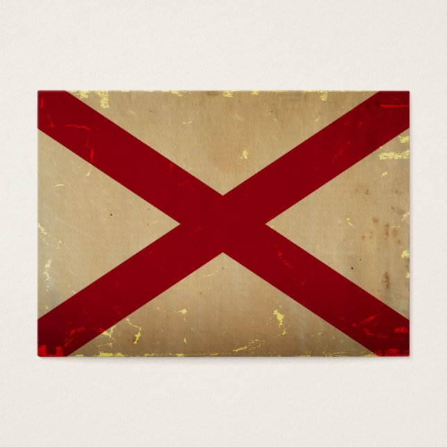 Alabama State Flag VINTAG. (Vorderseite)