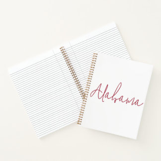 Alabama State Reise Souvenir Geschenk Notizbuch