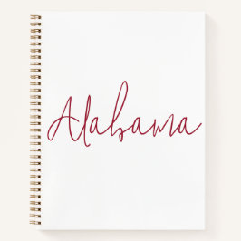 Alabama State Reise Souvenir Geschenk Notizbuch