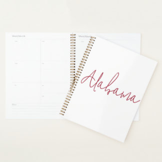 Alabama State Reise-Souvenir-Geschenk Planer