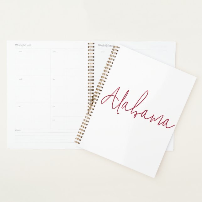 Alabama State Reise-Souvenir-Geschenk Planer (Anzeige)