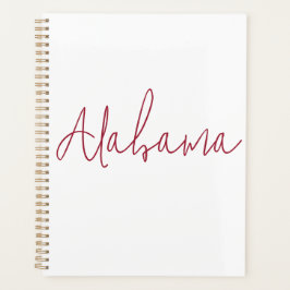 Alabama State Reise-Souvenir-Geschenk Planer