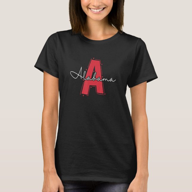 Alabama State USA America T-Shirt (Vorderseite)