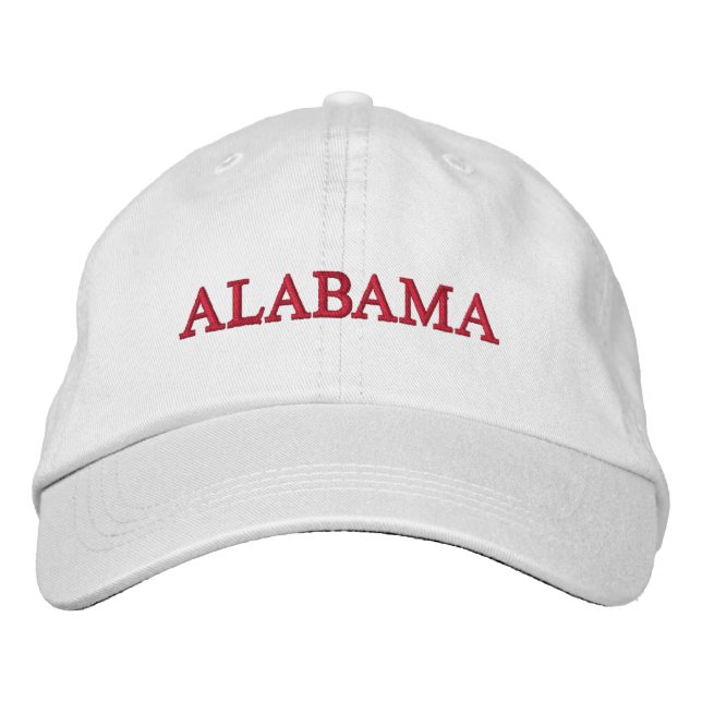 Alabama-Stickhut Bestickte Kappe (Vorderseite)