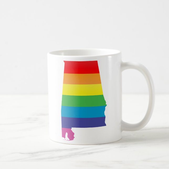 Alabama Stolz. gestreift. Tasse (Rechts)