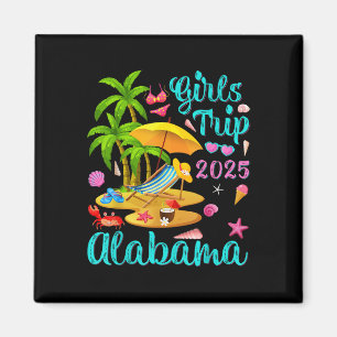 Alabama-Strand-Sommerurlaub Mädchen-Trip 2025  Magnet