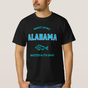 ALABAMA SÜßES HEIMATLAND ALABAMA SÜßER MIT BARSCH T-Shirt