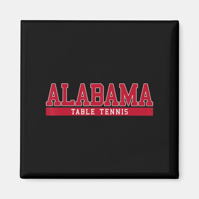 Alabama Table Tennis Magnet (Vorne)