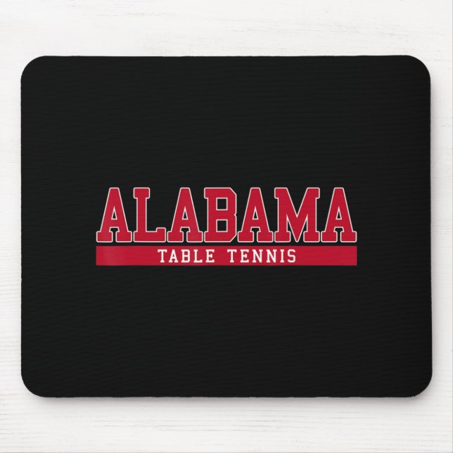 Alabama Table Tennis Mousepad (Vorne)