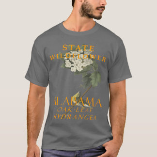 Alabama Territory Wildflower The Oakleaf hydrangea T-Shirt