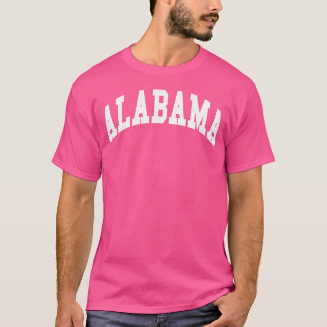 Alabama Throwback T-Shirt (Vorderseite)