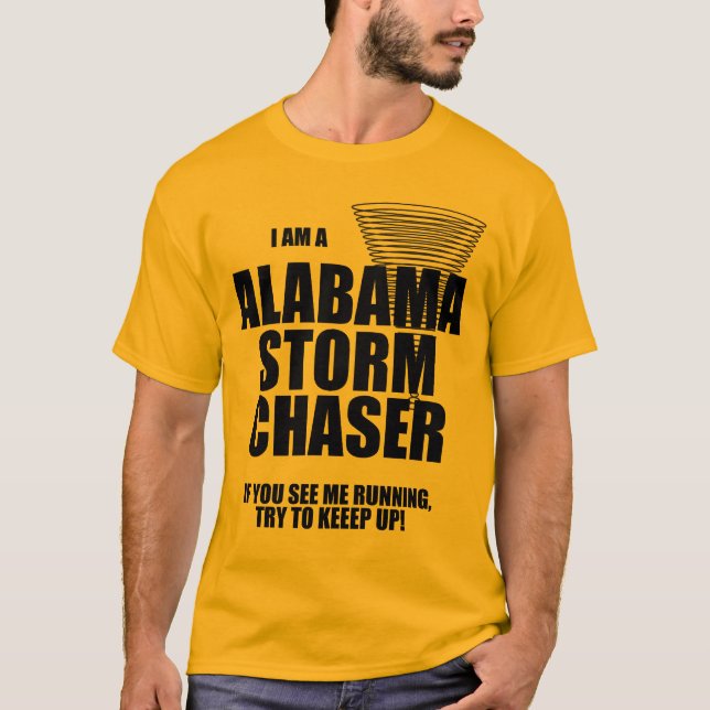 Alabama Tornado Storm Chaser T - Shirt (Vorderseite)