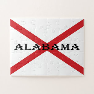 Alabama und Flag 11x14 30pc jpcnt Puzzle