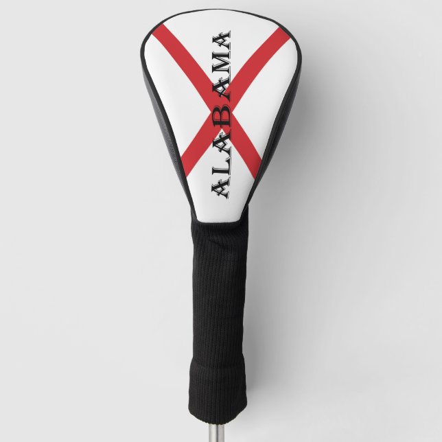 Alabama und Flag Golf Headcover (Vorderseite)