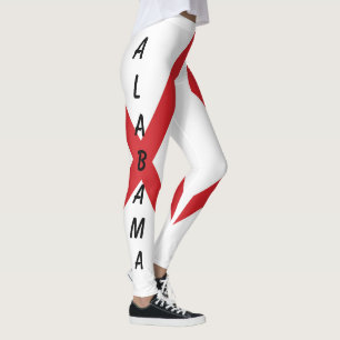 Alabama und Flag-Vortrag Leggings