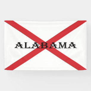 Alabama und Flaggen Banner