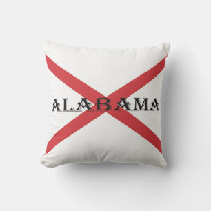 Alabama und Flaggen Kissen
