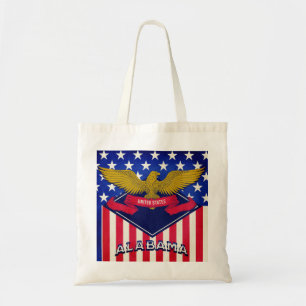 Alabama USA Flag Tragetasche