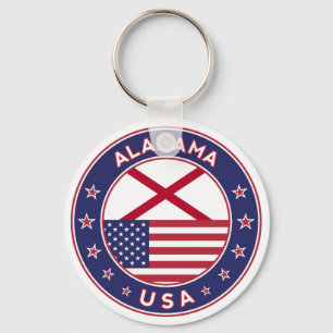 Alabama, USA States, Alabama, Schlüsselanhänger