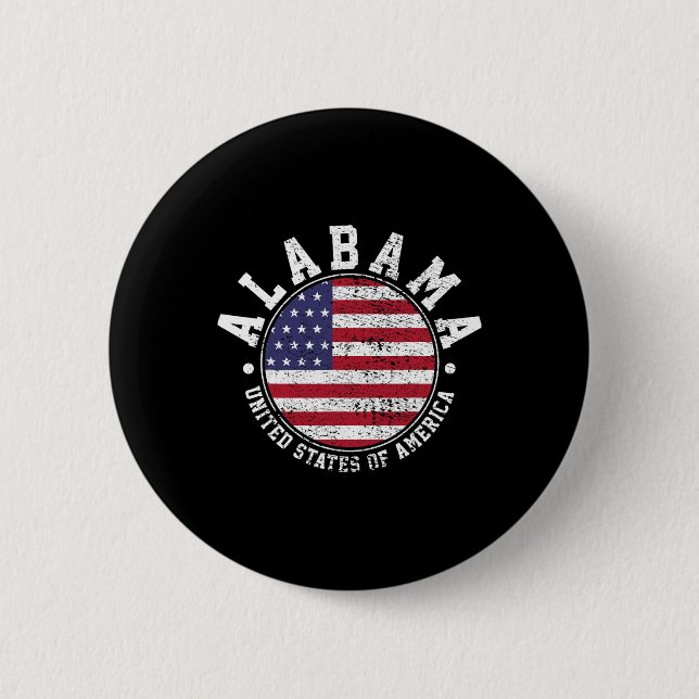 Alabama Vintage  Button (Vorderseite)