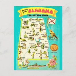 Alabama Vintage Postcard Postkarte
