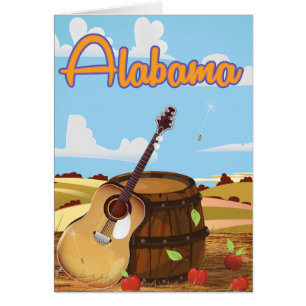 Alabama Vintage Reiseplakat