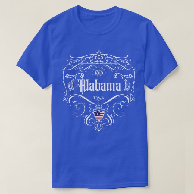 Alabama Vintages Design T-Shirt (Design vorne)