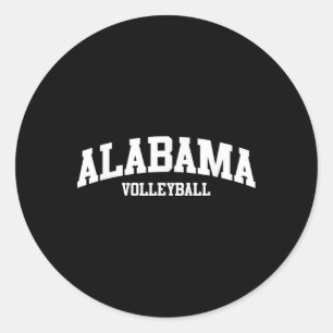 Alabama Volleyball Alabama Staat Zuhause Runder Aufkleber