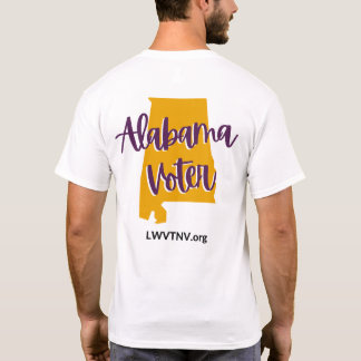 Alabama Voter Curry Letters T - Shirt