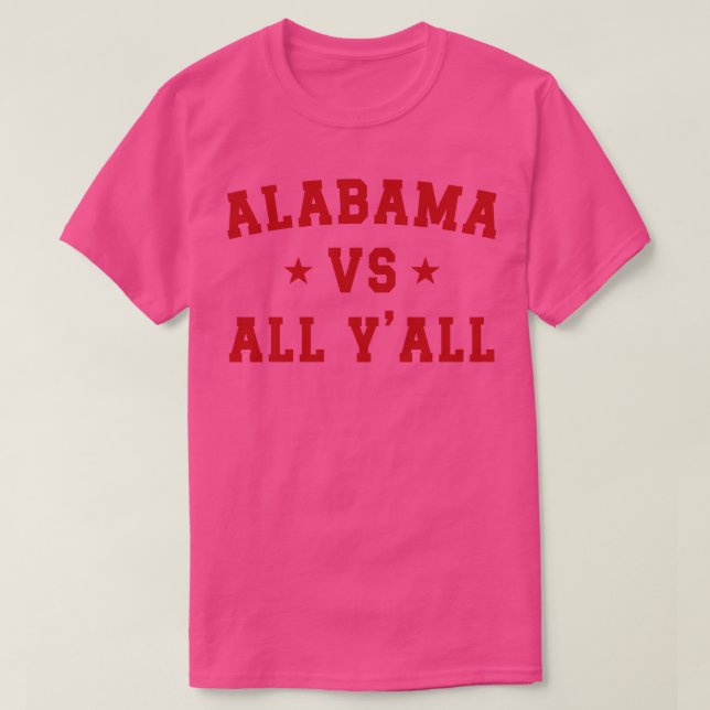 Alabama Vs All v4 T-Shirt (Design vorne)
