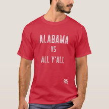 Alabama Vs All Y all Sports Vintag Southern