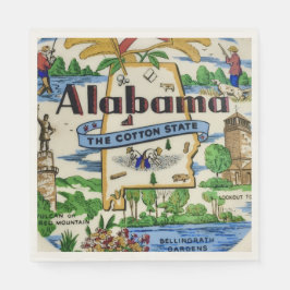 Alabama Wahrzeichen Party Serviette