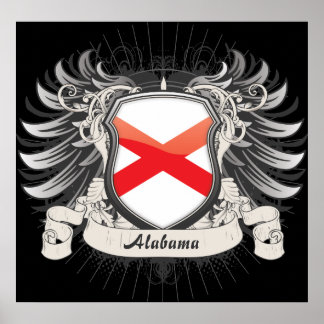 Alabama Wappen Poster