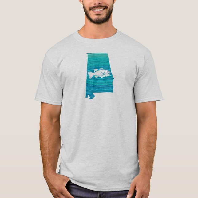 Alabama Wave Fishing T-Shirt (Vorderseite)
