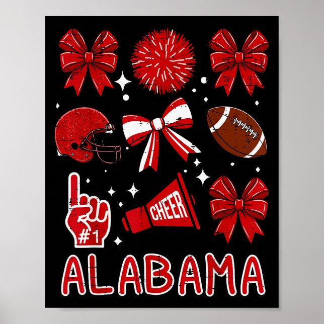 Alabama Women Kids Boys Girls Youth Teen Men  Poster (Vorne)