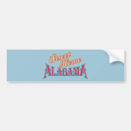 Alabama Zuhause Autoaufkleber
