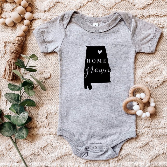 Alabama Zuhause Grown Staat T-Shirt Baby Strampler (Von Creator hochgeladen)