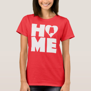 Alabama Zuhause Heart Staat T-Shirts T - Shirt