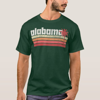AlabamaVintage Retro 70er 80er 90s Gift Beach Palm T-Shirt