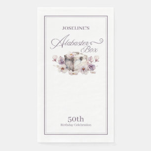 Alabaster Box Birthday Serviette