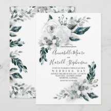 Alabaster Floral Greenery | Wasserfarbenhochzeit