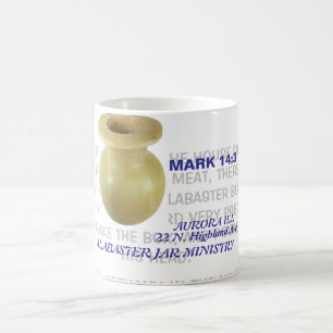 Alabaster-Glas-Tasse Tasse