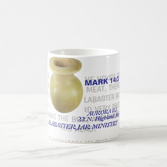 Alabaster-Glas-Tasse Tasse (Mittel)