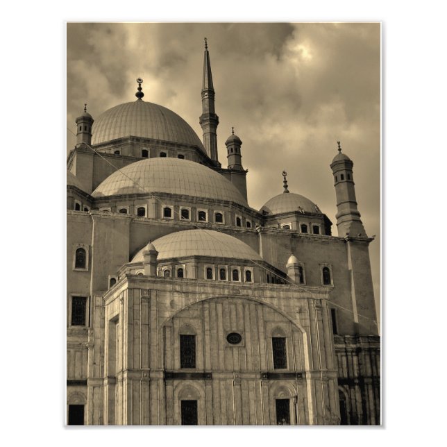 Alabaster Moschee Fotodruck (Vorne)